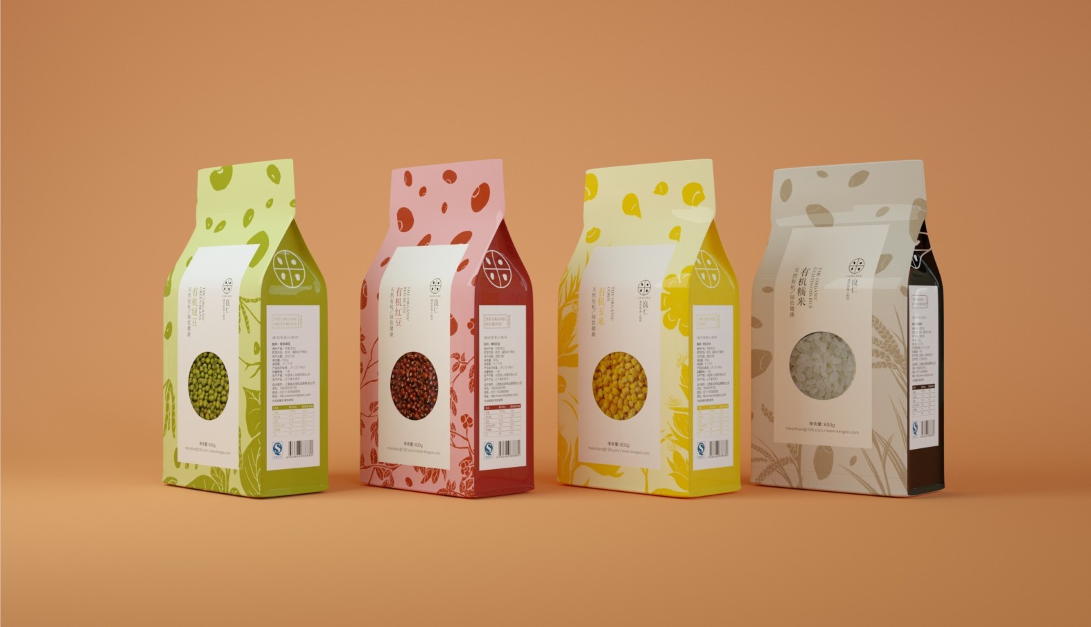 杂粮品牌包装设计 融合传统与现代的健康美学
